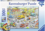 Dėlionė RAVENSBURGER Vehicles in the City 100 det.