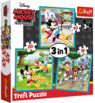 Dėlionių rinkinys TREFL 20+36+50 MICKEY MOUSE