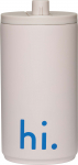 Design Letters Kelioninis puodelis Design Letters Hi smėlio spalvos 350 ml