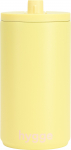Design Letters Kelioninis puodelis Design Letters Hygge geltonos spalvos 350 ml