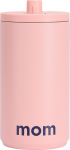 Design Letters Kelioninis puodelis Design Letters Mom rožinės spalvos 350 ml