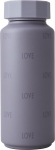 Design Letters Termo butelis Tone-On-Tone Love violetinės spalvos