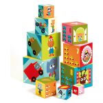 Dėžės bokštas Djeco transporto priemonės