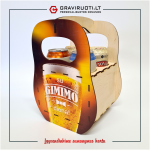 Dėžutė "Gira" 4 skardinėms ar buteliams