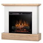 DIMPLEX JUKON WHITE-LIGHT OAK 23 XHD pastatomas elektrinis židinys su apdaila