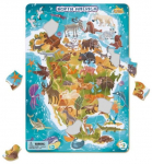 Dodo dėlionė „Šiaurės Amerika“ (53 det.)