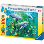 Dolphin Trio - 100pcas. Puzzle - RAVENSBURGER dėlionė