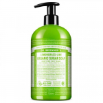 Dr. Bronner's Lemongrass Lime Organic Sugar Soap Ekologiškas cukraus muilas, 710ml