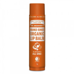 Dr. Bronner's Orange Ginger Organic Lip Balm Ekologiškas lūpų balzamas, 4g