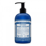 Dr. Bronner's Peppermint Organic Sugar Soap Ekologiškas cukraus muilas, 355ml