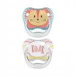 DR.BROWN'S čiulptukai PreVent 0-6 mėn., LION, 2 vnt.