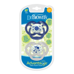 Dr.Browns PA22004 Šviečiantis tamsoje silikoninis čiulptukas 6-12m.