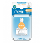 Dr.Browns Silikoniniai žindukai 6m+