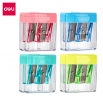 Drožtukas DELI 0576, 2 skylių, su konteineriu