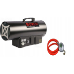 Dujinis šildytuvas 25kw su žarna ir reduktoriumi Boxer BX-347