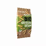 Duonos lazdelės GRISSINI su sezamais be glitimo, ekologiškos