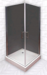 Dušo kabina 1005 90x90 clear (tik stiklai)