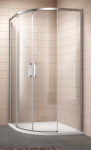 Dušo kabina AY2142 90x90 cm, skaidri, be pado
