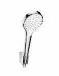 Dušo komplektas su laikikliu  Croma Select S 1jet chromas/baltas, Hansgrohe