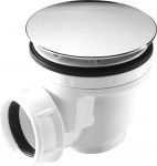 Dušo padėklo sifonas, chromas