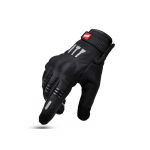 Dviratininko / motociklininko termo pirštinės su krumpliu apsauga - L