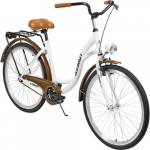 Dviratis AZIMUT Classic 26" 2023 white