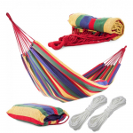 Dvivietis hamakas 200x150cm - spalvotas