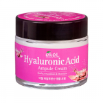 Ekel Hyaluronic Acid Ampule Cream  Veido kremas su hialurono rūgštimi, 70ml