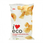 EKO sūdyti bulvių traškučiai I LOVE ECO, 175g
