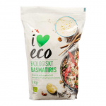 Ekologiški BASMATI ryžiai I LOVE ECO, 1 kg