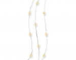 Elektrinė girlianda SILVER WIRE, 40 LED, 1,2 W, šiltai balta
