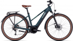 Elektrinis dviratis Cube Touring Hybrid ONE 500 Trapeze darkgreen'n'green 2023