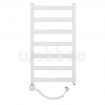 Elektrinis rankšluosčių džiovintuvas WOBBEE TENBY WHITE 45x80cm, kairinis