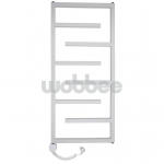 Elektrinis rankšluosčių džiovintuvas WOBBEE WELLY WHITE 50x110cm, kairinis