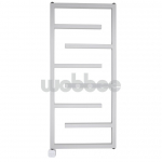 Elektrinis rankšluosčių džiovintuvas WOBBEE WELLY WHITE 50x110cm, kairinis, paslėptas montavimas