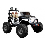 Elektromobilis vaikams Jeep 4x4 SX1719 Juodas policija