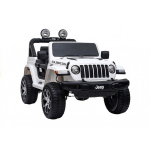Elektromobilis vaikams Jeep Rubicon 4x4 Baltas