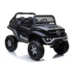 Elektromobilis vaikams Mercedes Unimog 4x4 Juodas