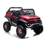 Elektromobilis vaikams Mercedes Unimog 4x4 Raudonas