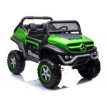 Elektromobilis vaikams Mercedes Unimog 4x4 Žalias
