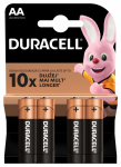 Elementai Duracell AA (LR6/MN1500) 1,5V, šarminiai, 4 vnt