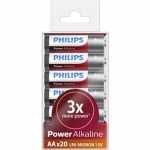 Elementai Philips Power Alkaline AA, 20vnt.