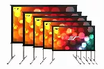 "Elite Screens" ekranai "Yard Master 2" Mobilus lauko ekranas WV-Dual OMS100H2-DUAL 100 " įstrižainė, 16:9, matomas ekrano plotis (W) 222 cm