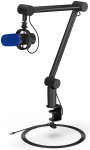Endorfy Solum Broadcast juodas kondensatorinis mikrofonas su laidu + laikiklis | USB