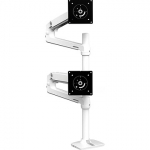 Ergotron LX DUAL STACKING ARM TALL POLE BWT. 45-509-216