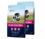 EUKANUBA  Growing Puppy Medium Breed Chicken 2x3 kg - 3% PIGIAU