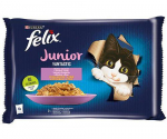 FELIX Fantastic Junior vištienos ir lašišos želė 4x85g