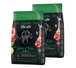 FITMIN For Life Adult All Breeds 2x2,5 kg - 3% PIGIAU