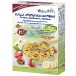 FLEUR ALPINE, sausi pusryčiai vaikams su bananais ir braškėmis, ekologiški, nuo 15 mėn., 200g