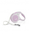 FLEXI New Comfort M Tape 5 m rose automatinis pavadėlis